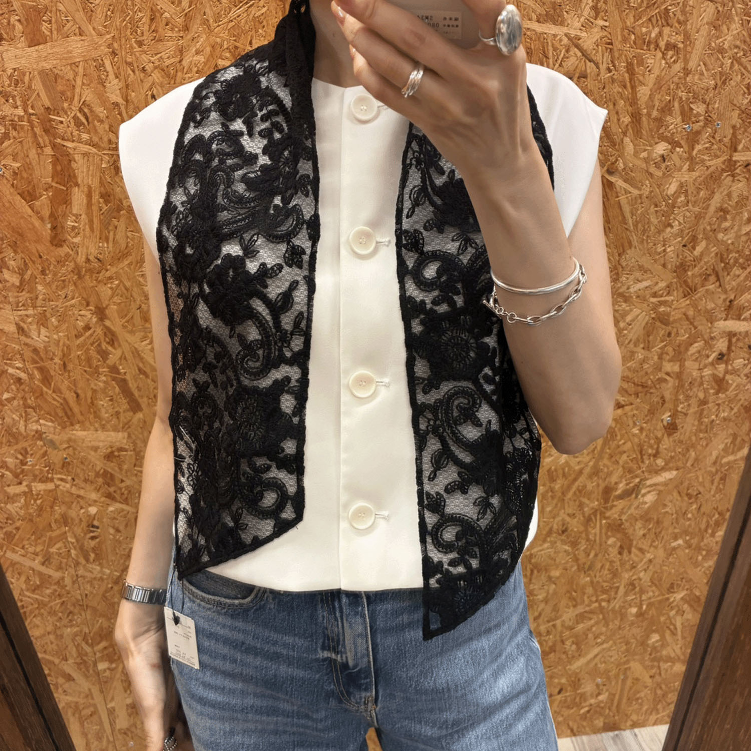 スタークラフト 細幅レーススカーフ - 画像3