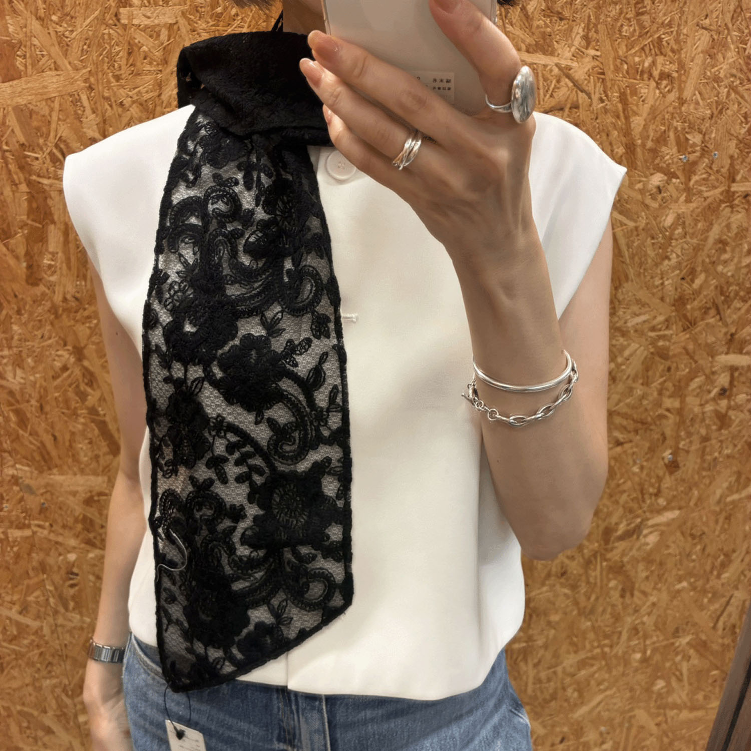 スタークラフト 細幅レーススカーフ - 画像4