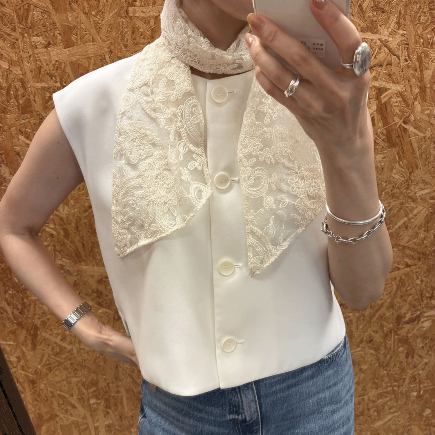 スタークラフト 細幅レーススカーフ - 画像7