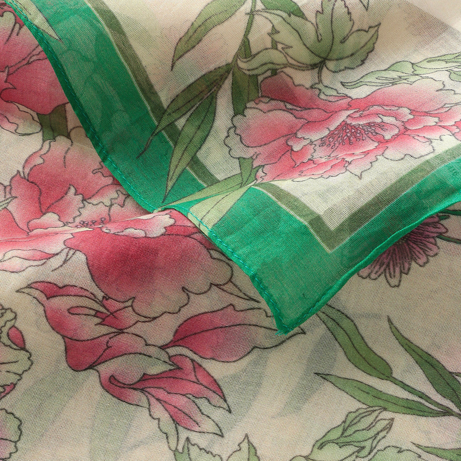 スタークラフト レトロ風花柄細幅スカーフ - 画像10