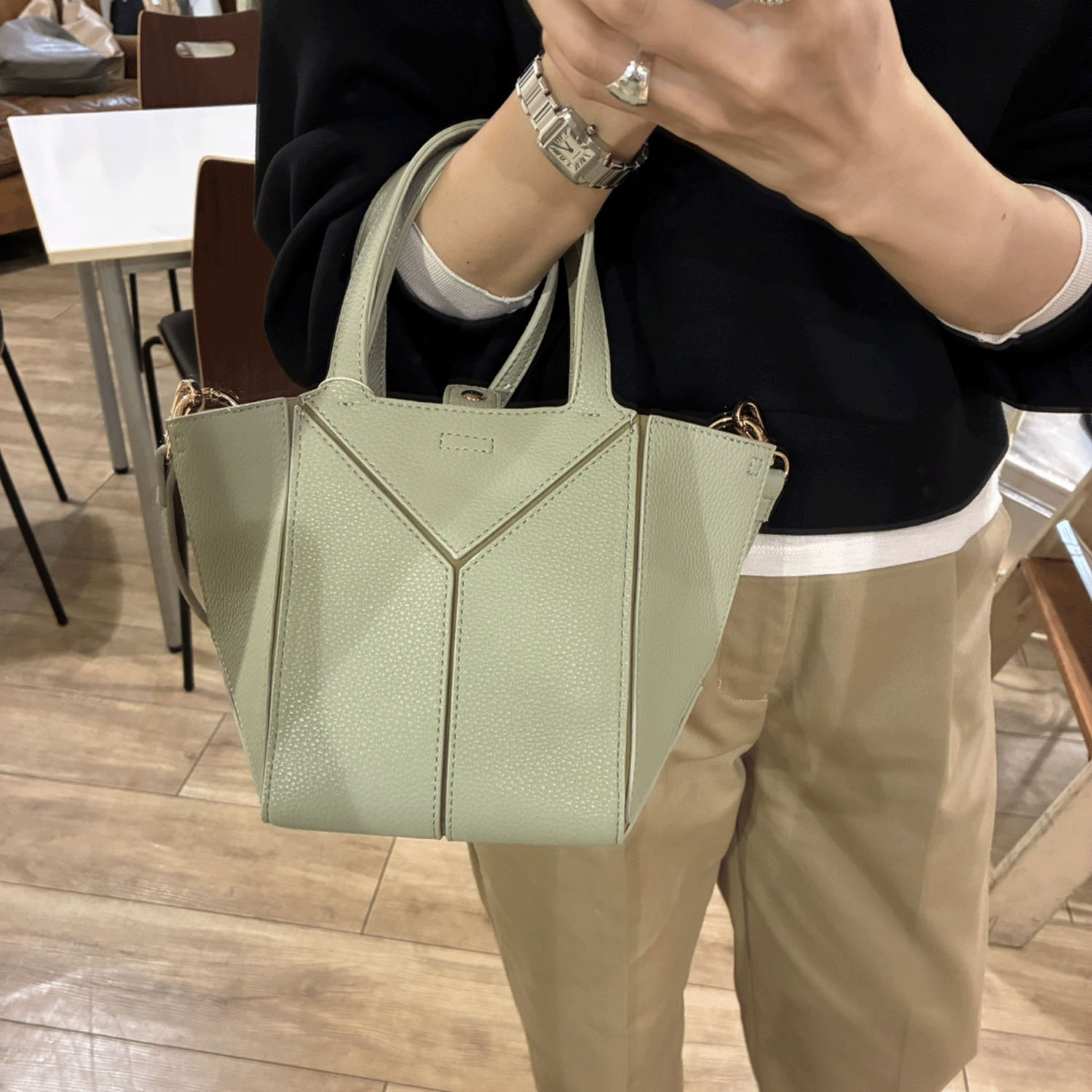 cachecache 折りたたみ2WAYトートS - 画像7