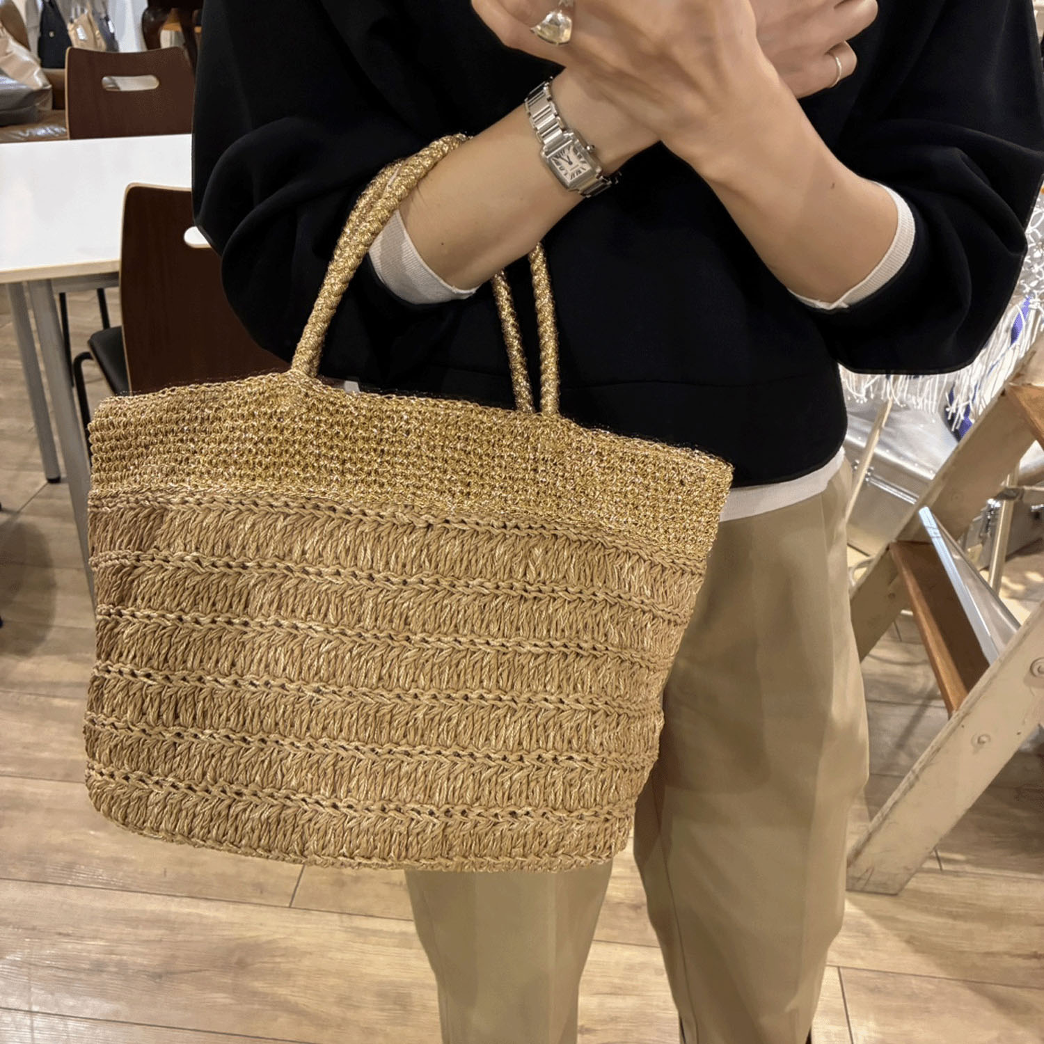 cachecache 配色クロシェトート - 画像7