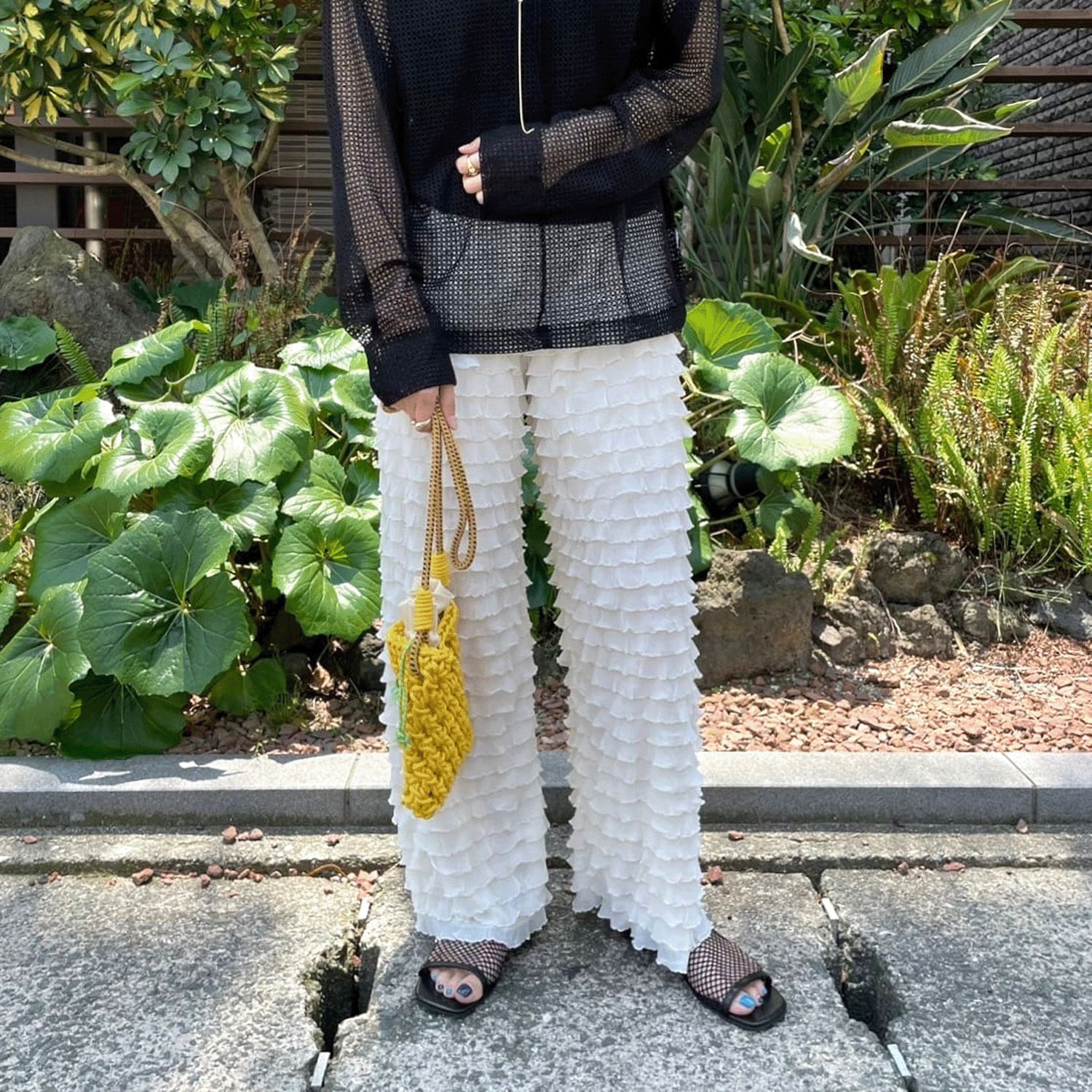 【Insta Live動画あり】SEVEN SENSE フリルパンツ - 画像13