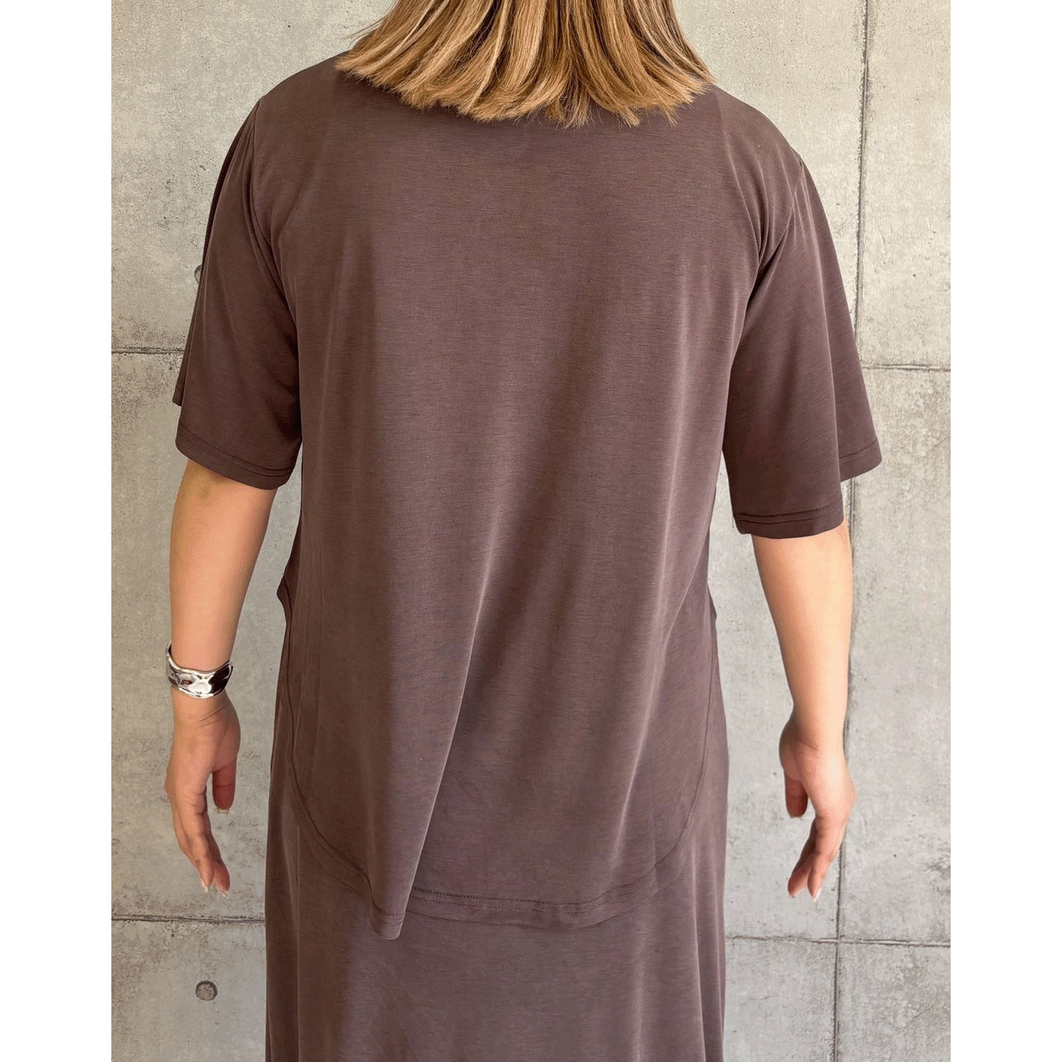 【InstaLive】ROSIEE ソフトな風合いフロッキープリントTシャツ - 画像8