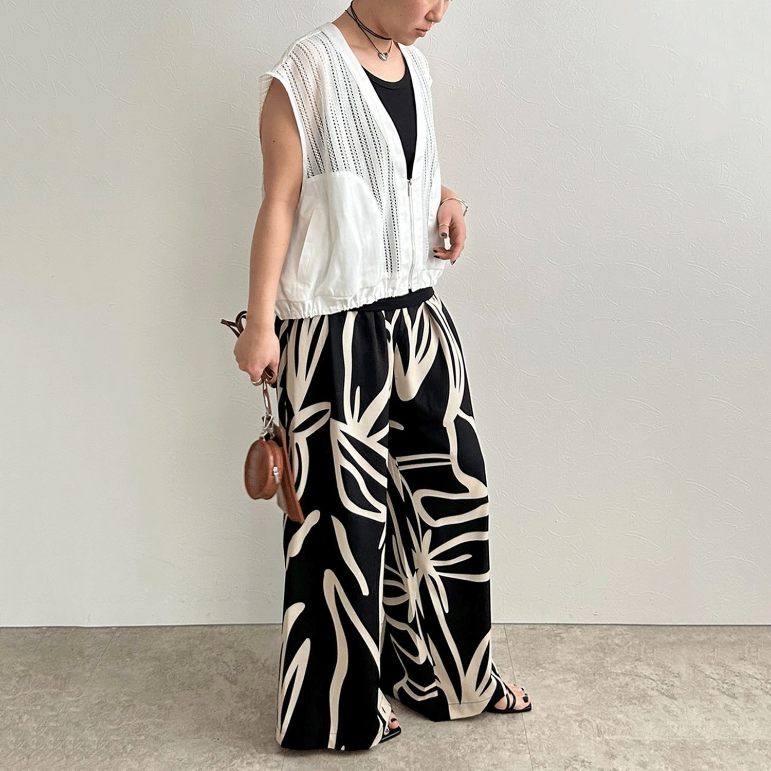 【InstaLive】LHELBIE（レルビエ） ストライプメッシュジレ - 画像20