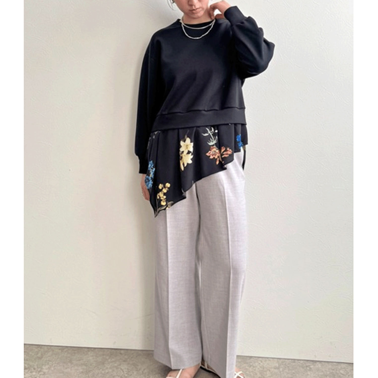 LHELBIE レイヤードドッキングトップス - 画像6