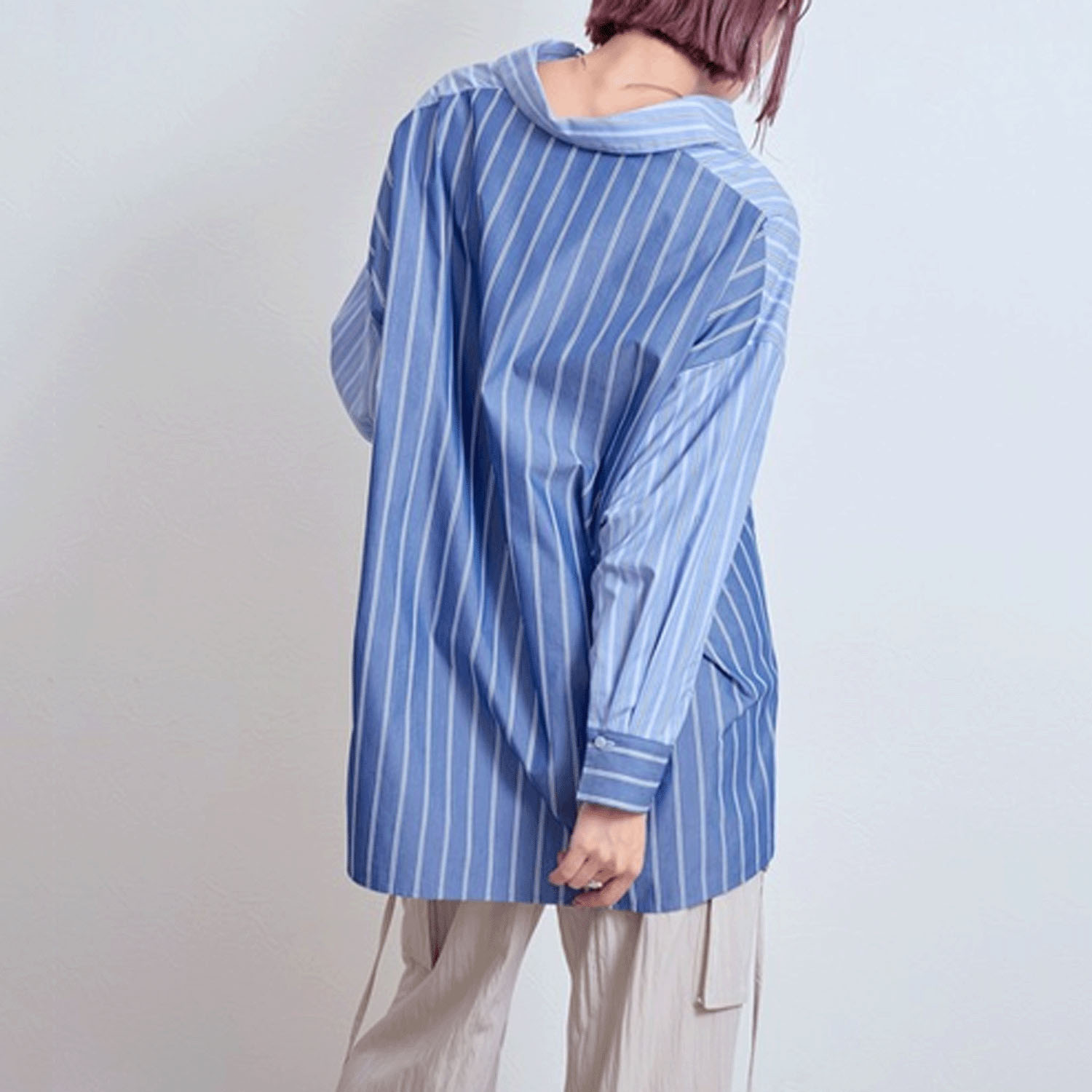 【Insta Live】LHELBIE クレイジーパターンストライプシャツ - 画像13