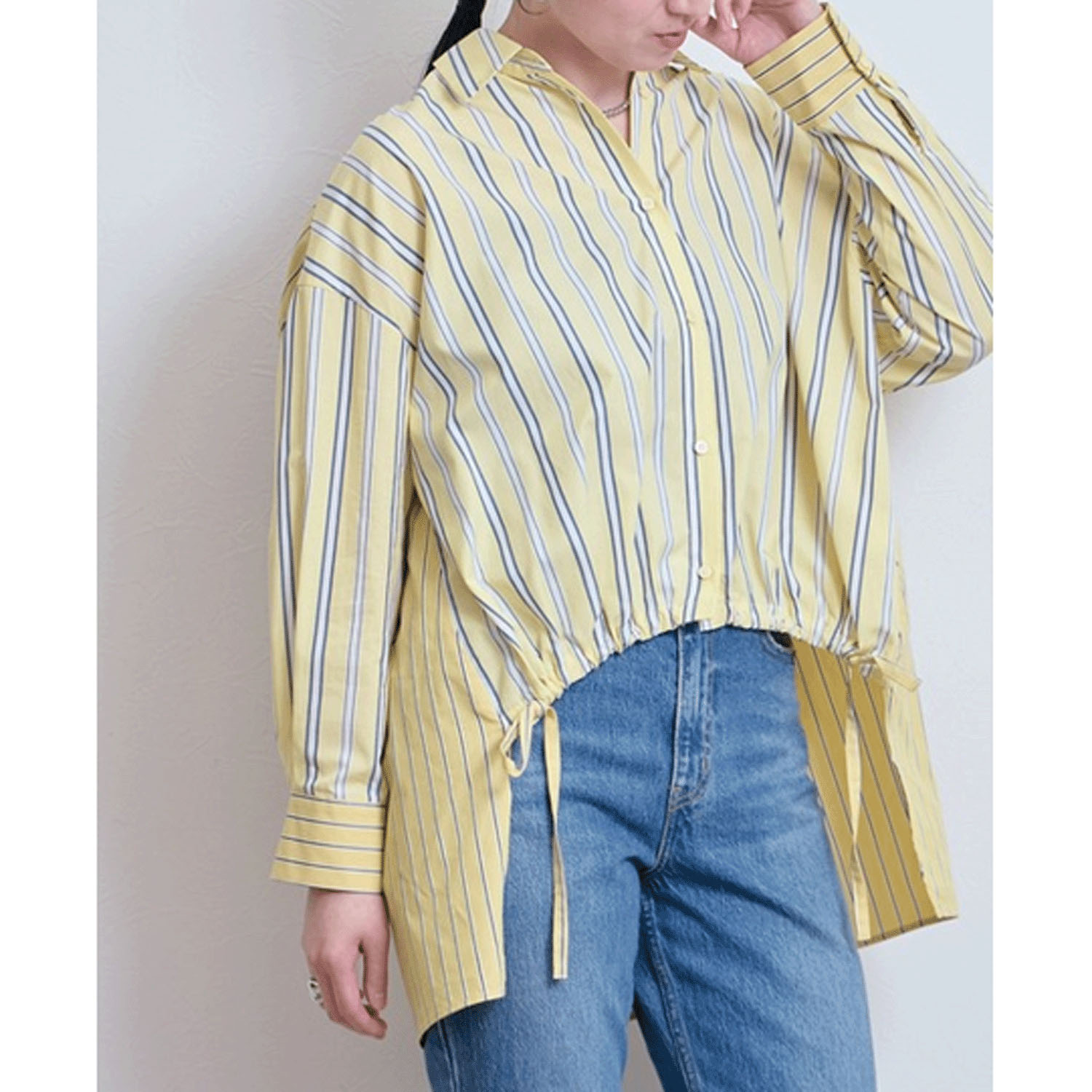 【Insta Live】LHELBIE クレイジーパターンストライプシャツ - 画像3