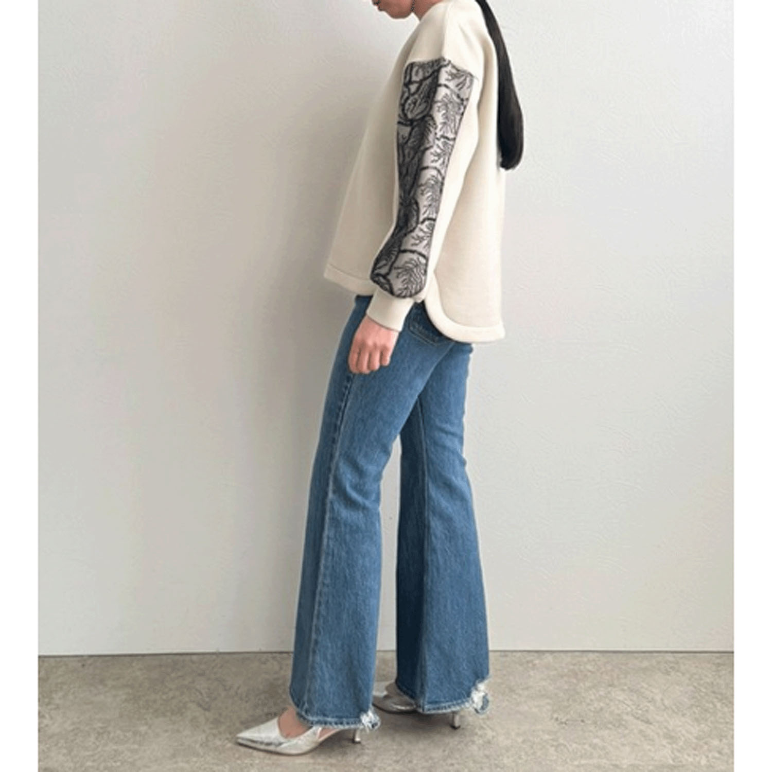 LHELBIE レーススリーブトップス - 画像16