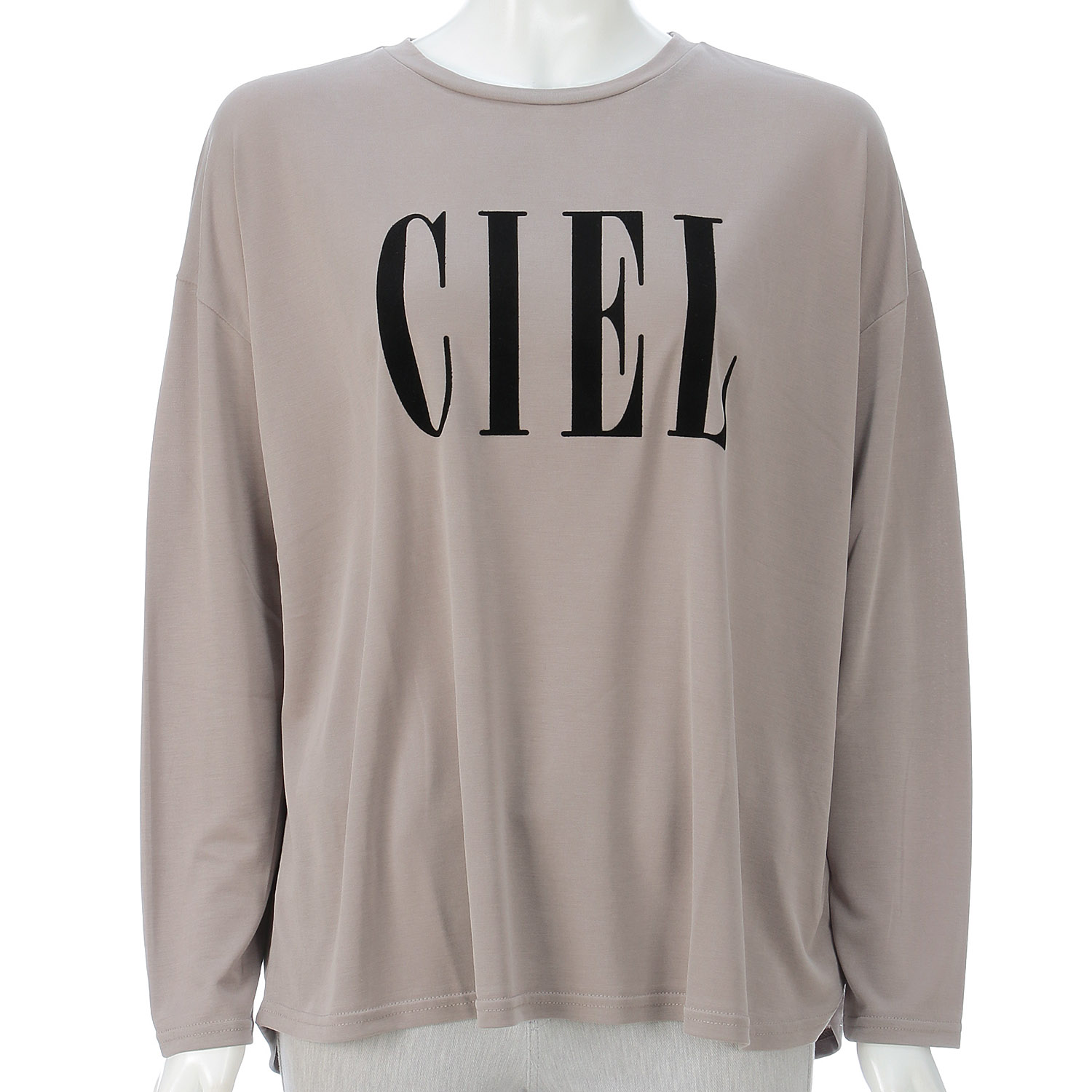 ROSIEE ソフトな風合いフロッキープリントTシャツ - 画像21