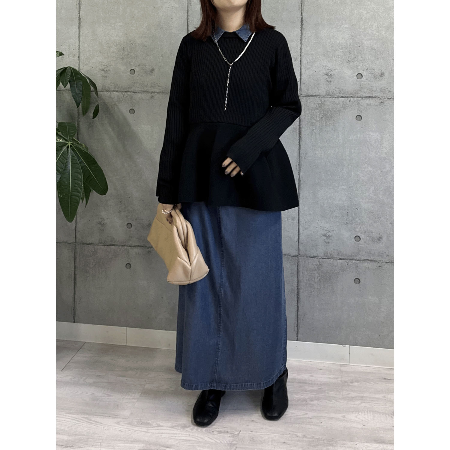ROSIEE 裾ペプラムKnit - 画像15