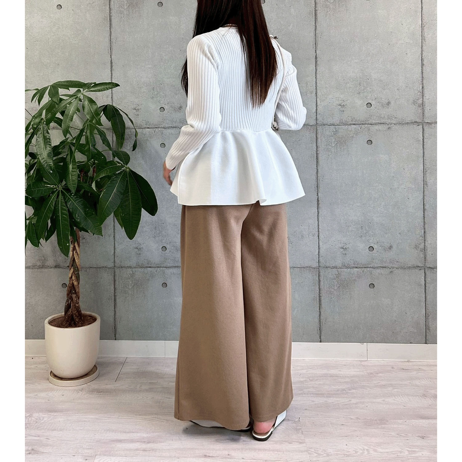 ROSIEE 裾ペプラムKnit - 画像10