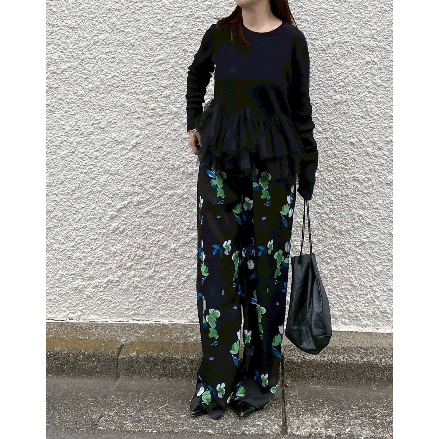 ROSIEE ニュアンス花柄イージーパンツ - 画像8