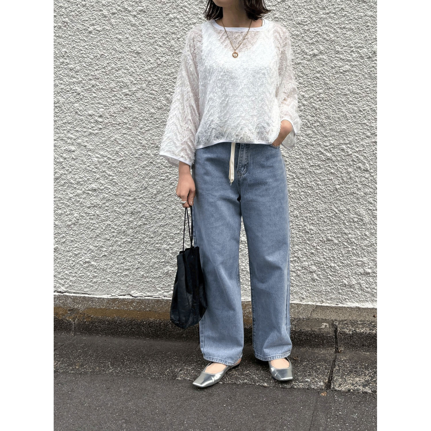 ROSIEE フリンジジャガードTOPS - 画像6