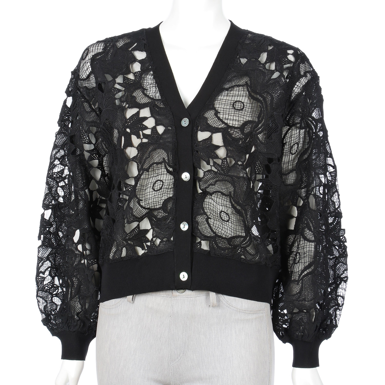 ROSIEE レースチュールドッキングカーディガン - 画像16