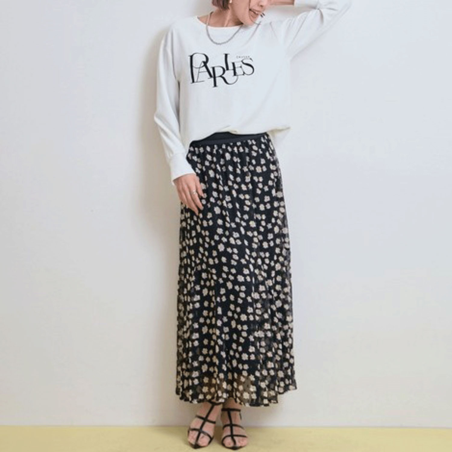 LHELBIE ブラウスロゴロンT - 画像5