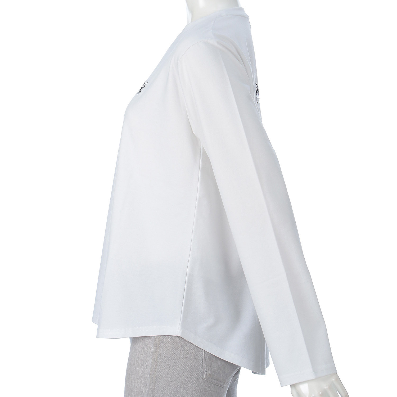 ROSIEE 前後フレンチブルドッグワッペン風刺繍ロンT - 画像11