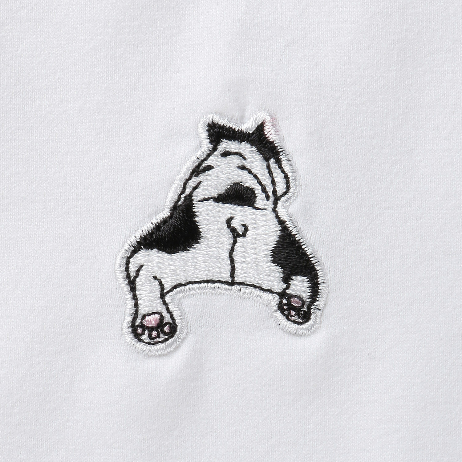 ROSIEE 前後フレンチブルドッグワッペン風刺繍ロンT - 画像13