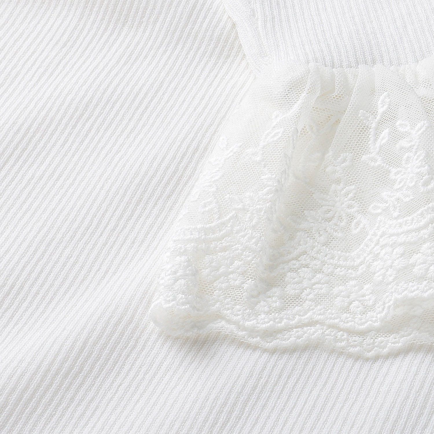 ROSIEE 袖レースリブニット - 画像16