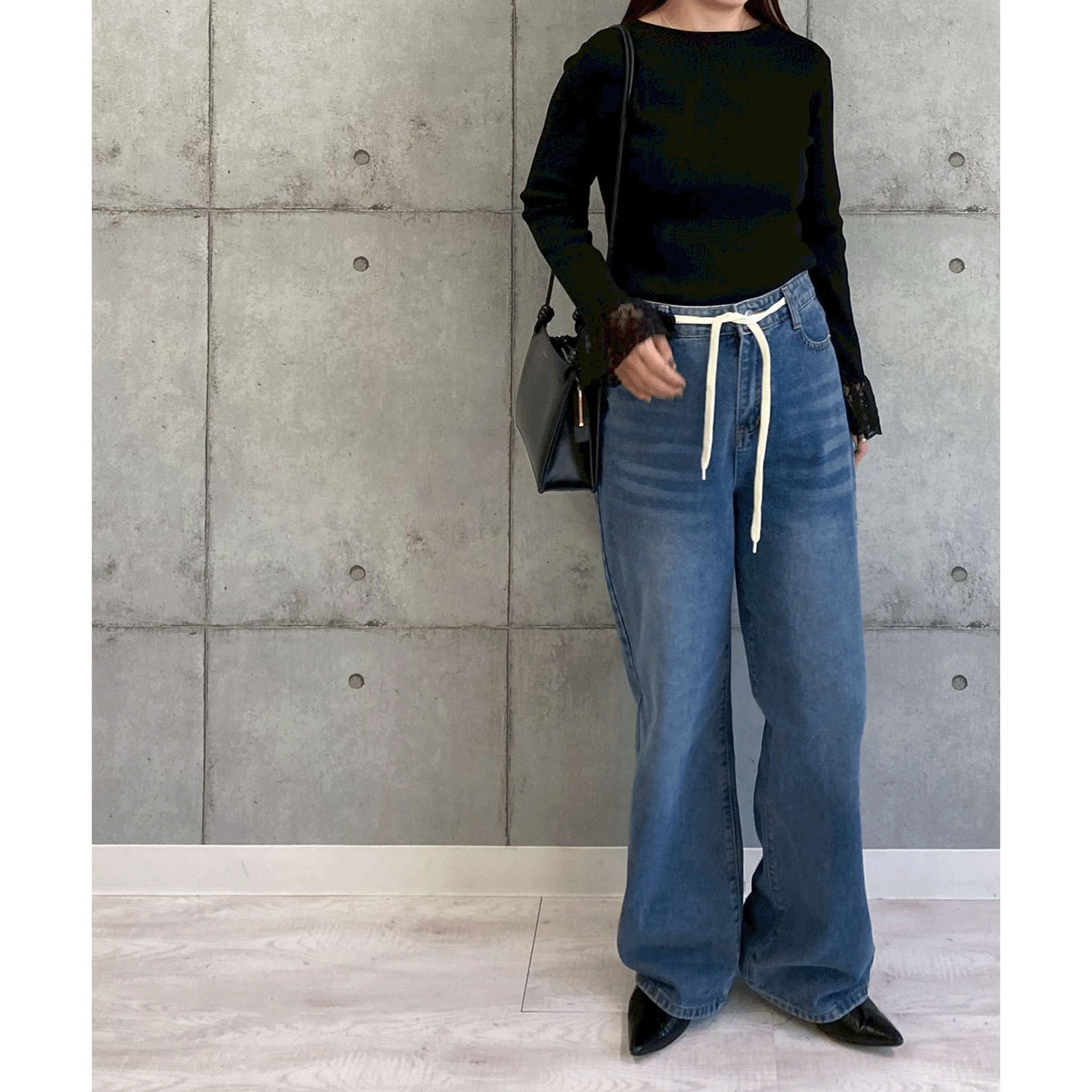 ROSIEE 袖レースリブニット - 画像21