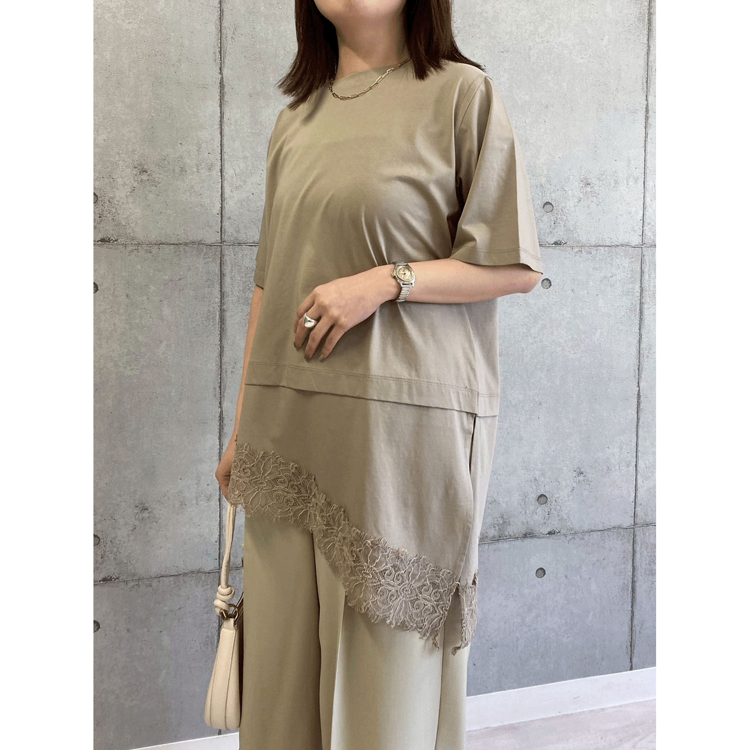 ROSIEE 裾レースアシメデザインTOPS - 画像21