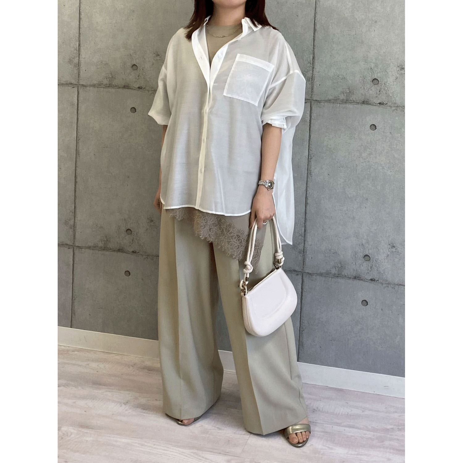 ROSIEE 裾レースアシメデザインTOPS - 画像26