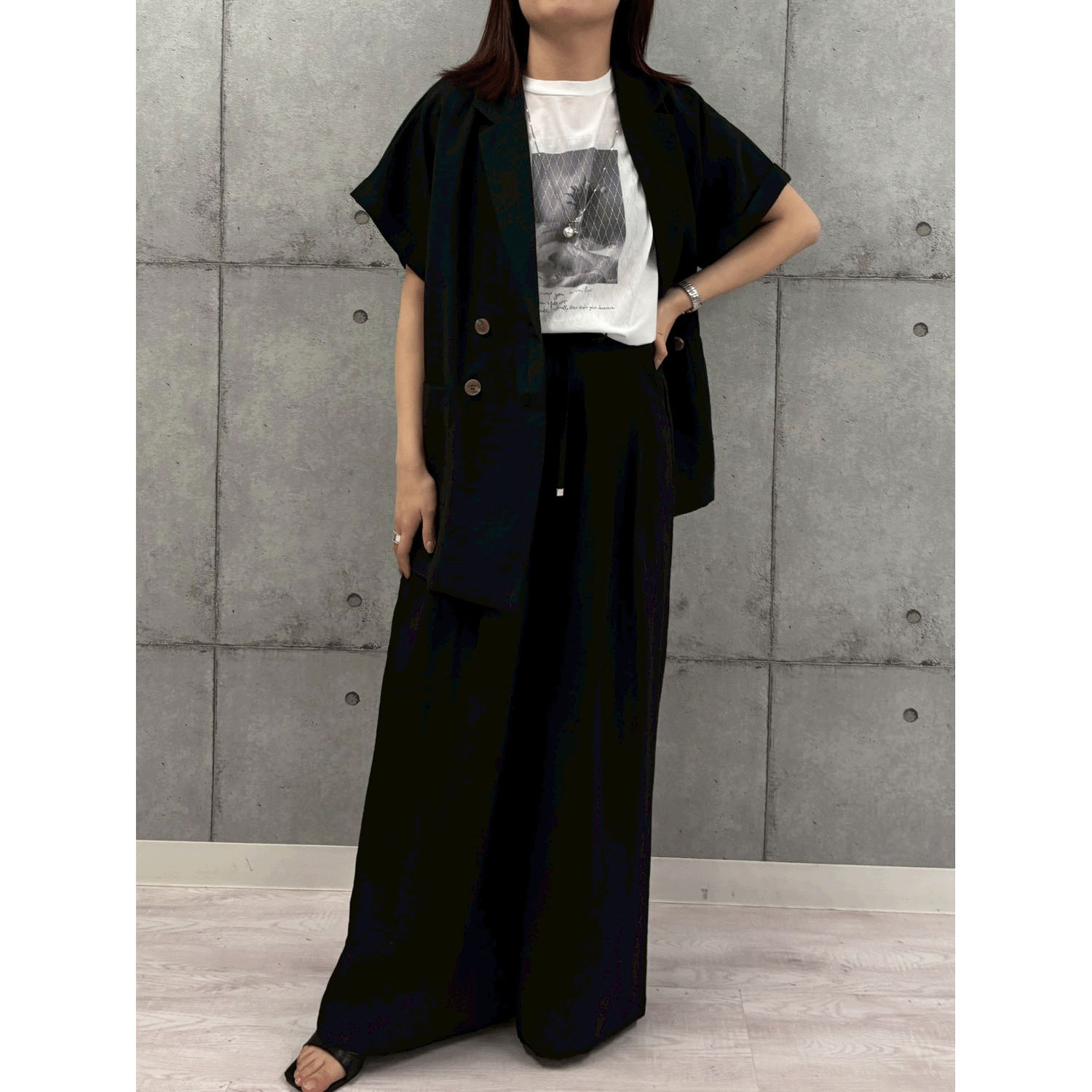 ROSIEE リラックスワイドパンツ - 画像7