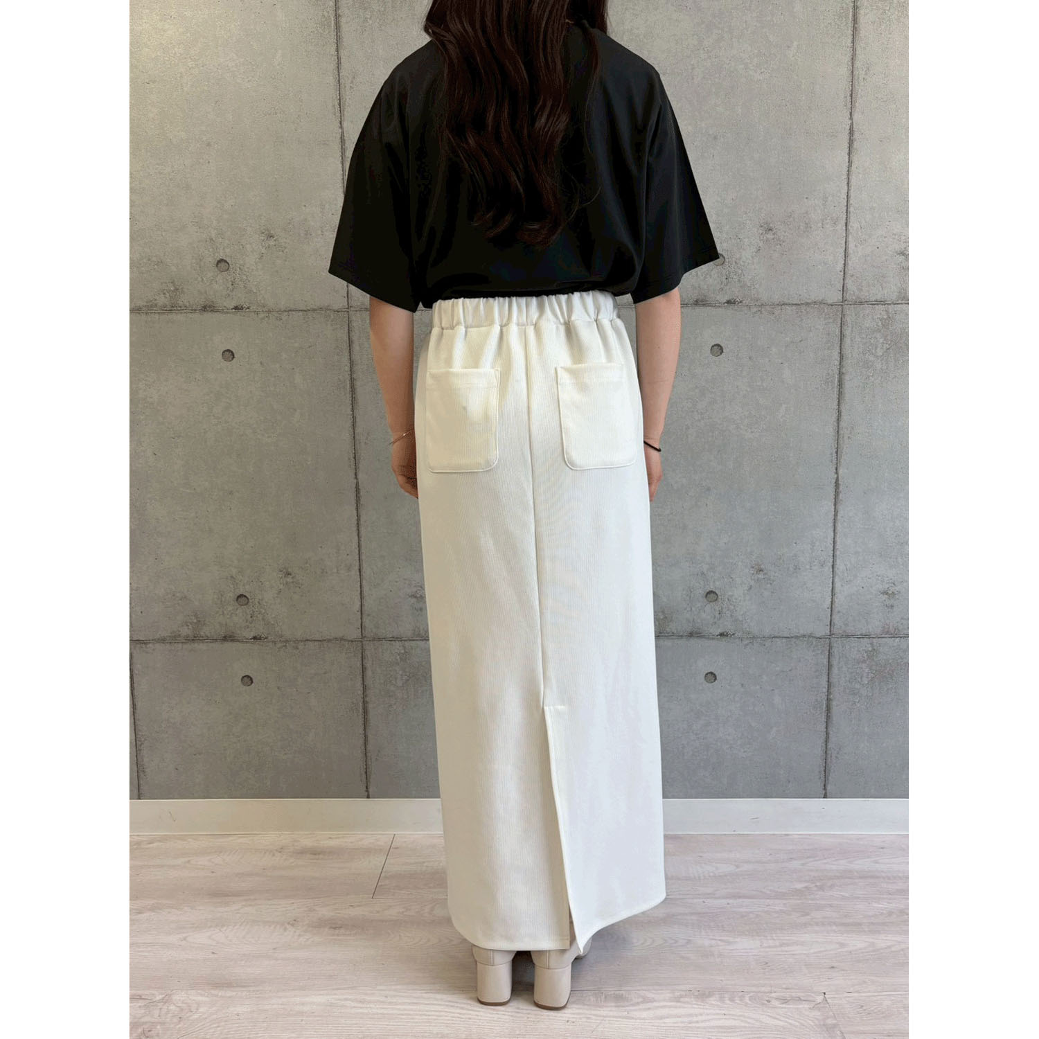 ROSIEE ソフトな風合いリブスカート - 画像11