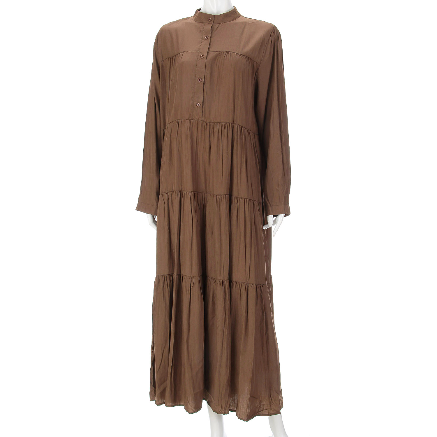 SEVEN SENSE ティアード切替ワンピース - 画像4