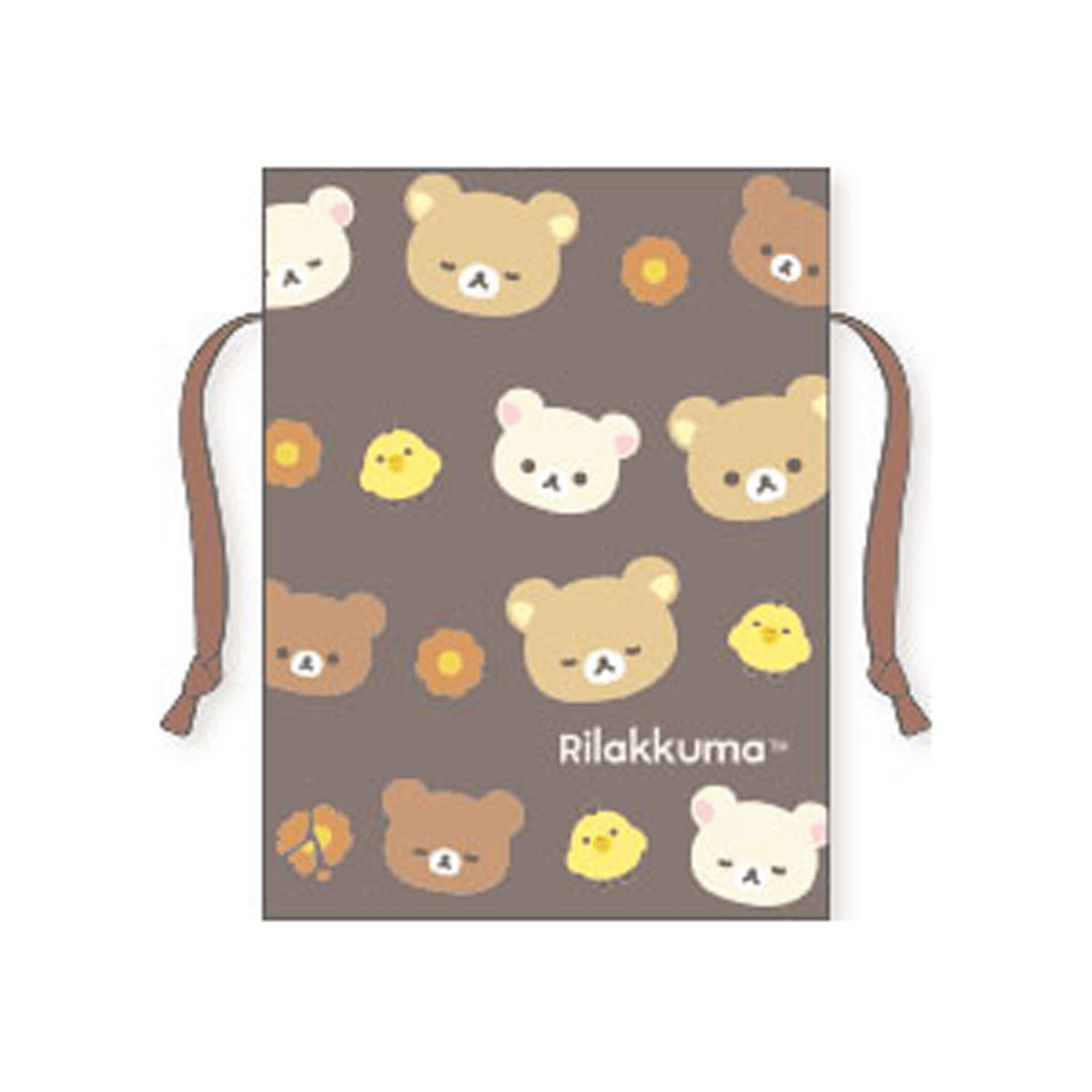 リラックマ ベーシックシリーズ 豆巾着 集合 フェイス