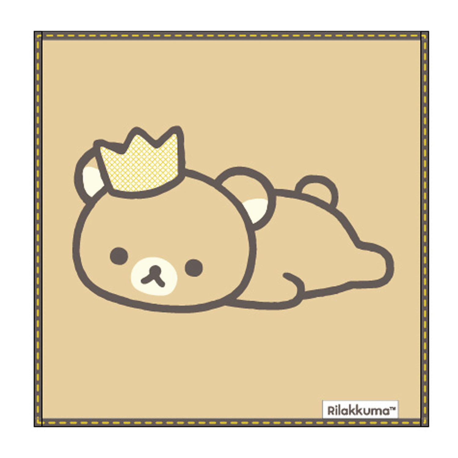 リラックマ  ミニタオル 「リラノワ王冠」