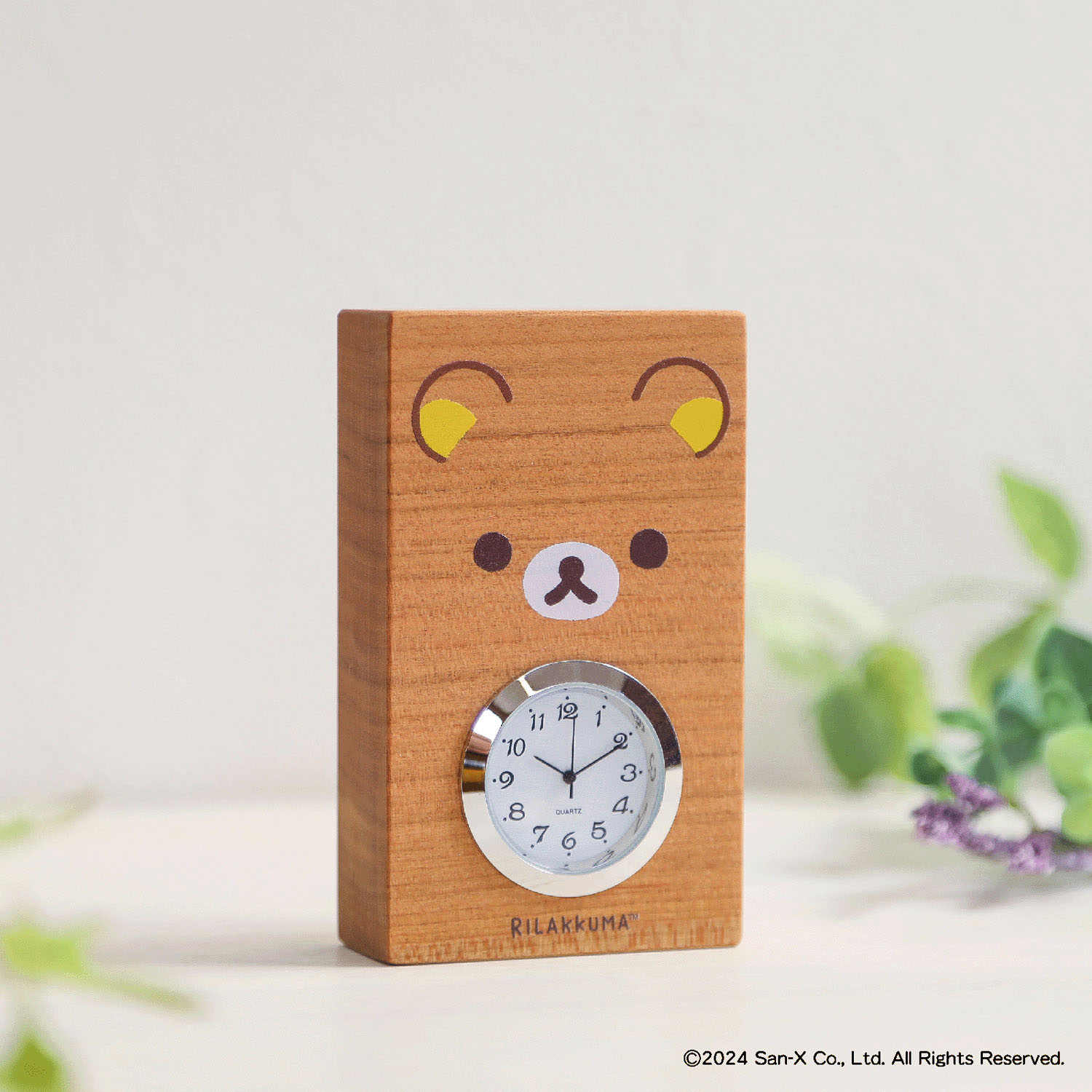 リラックマ 置き時計 かお