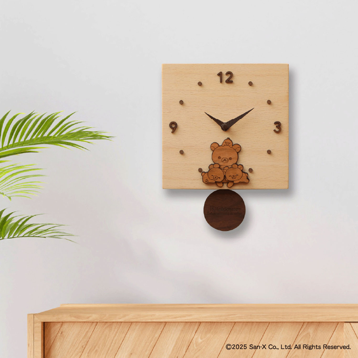 リラックマ 掛け・置き時計 くつろぎ - 画像4