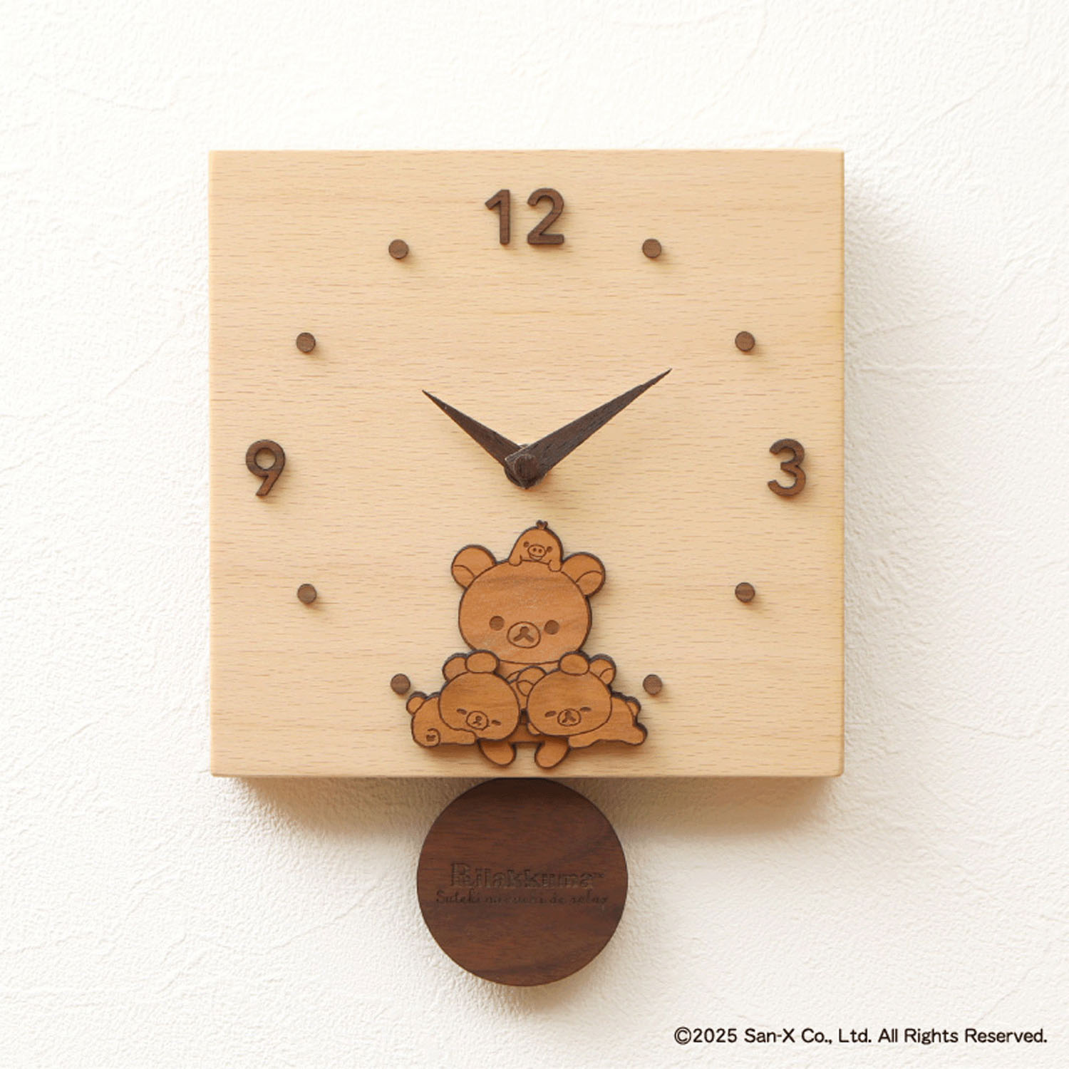 リラックマ 掛け・置き時計 くつろぎ