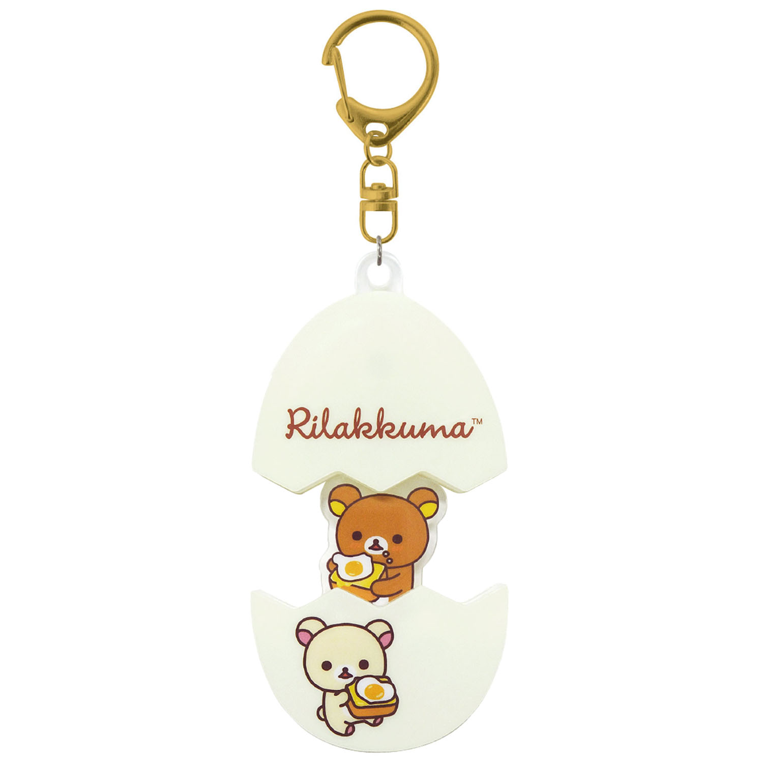 リラックマ パカッとアクリルキーホルダー