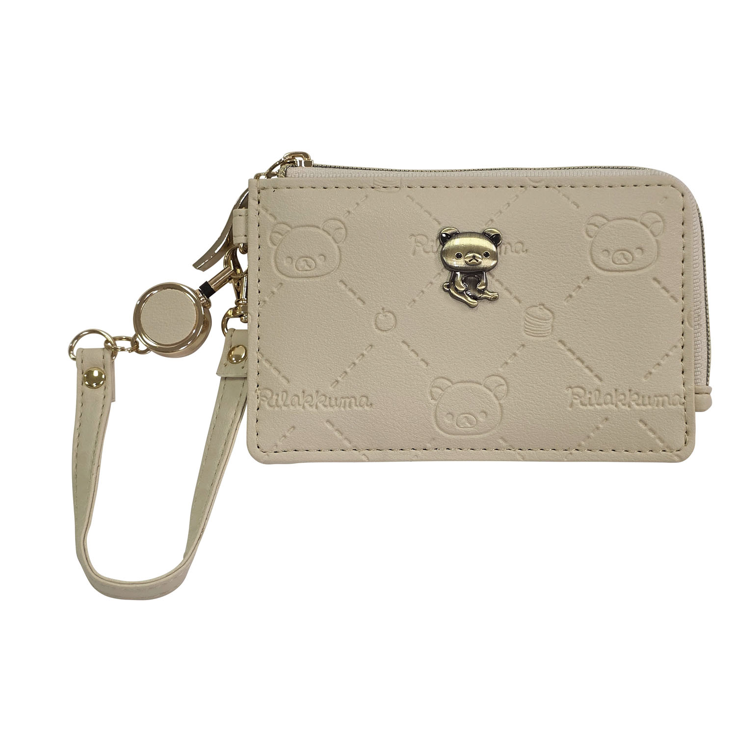リラックマ コインパスケース ベージュ