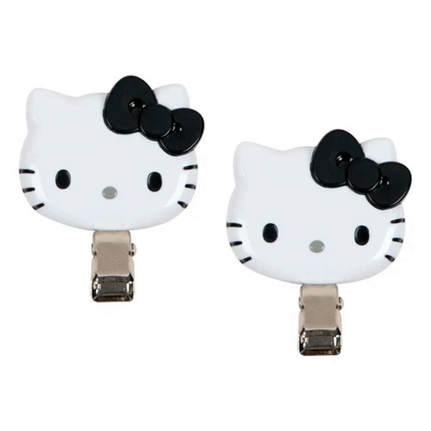 ハローキティ 前髪クリップミニ ブラック - 画像2