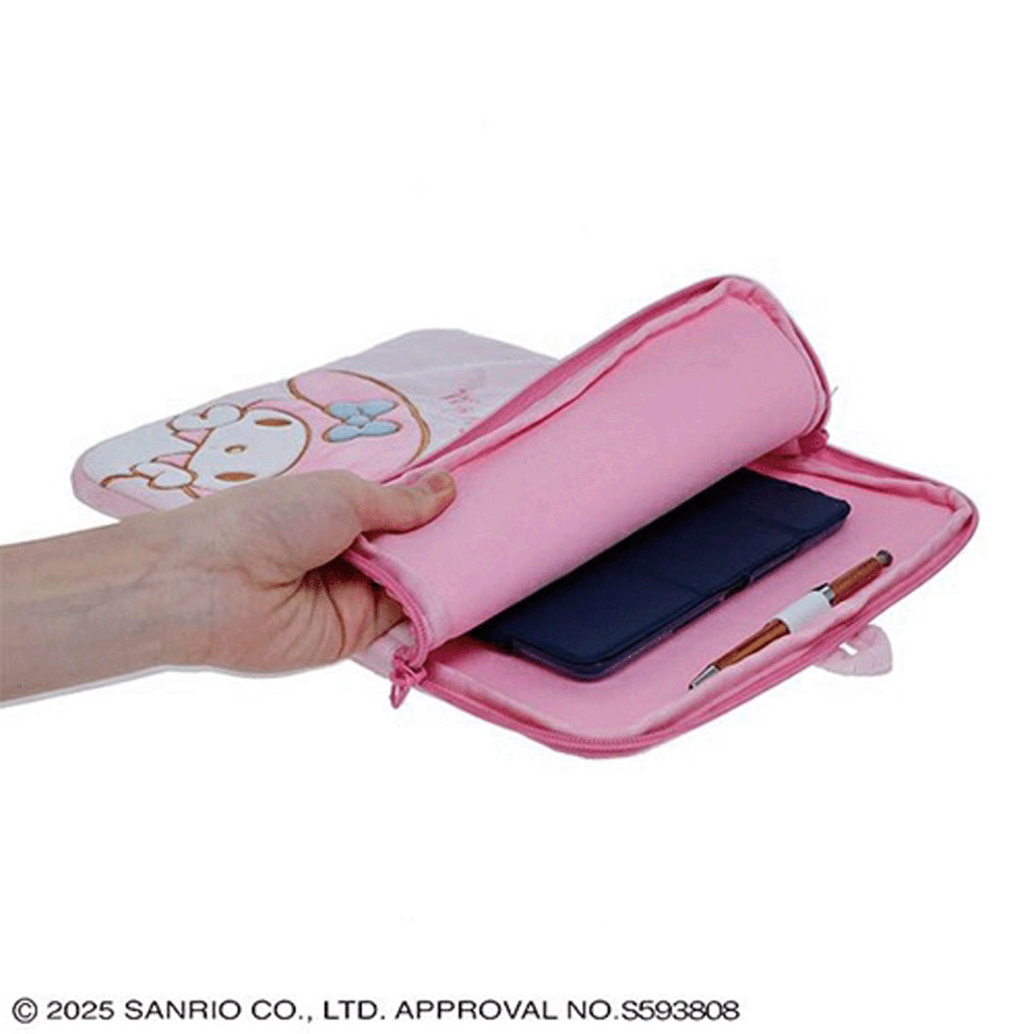 マイメロディタブレットケース ふわひょこピンク - 画像3