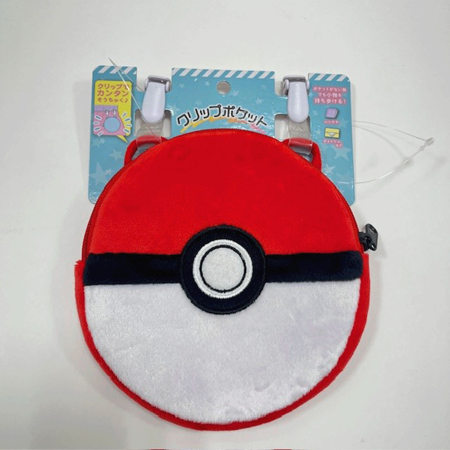 モンスターボール ダイカットクリップポケット アカ