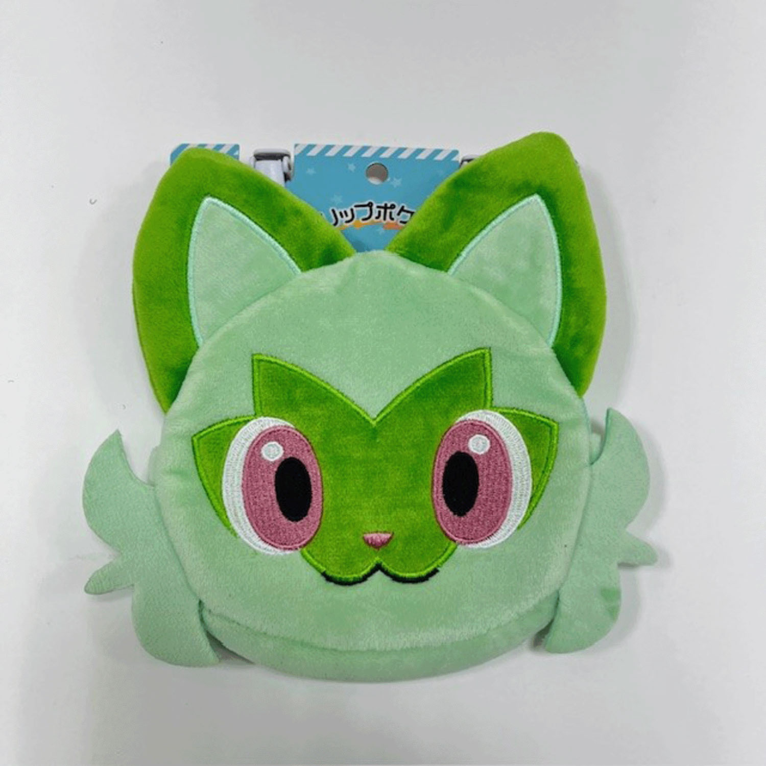 ニャオハ ダイカットクリップポケット キミドリ