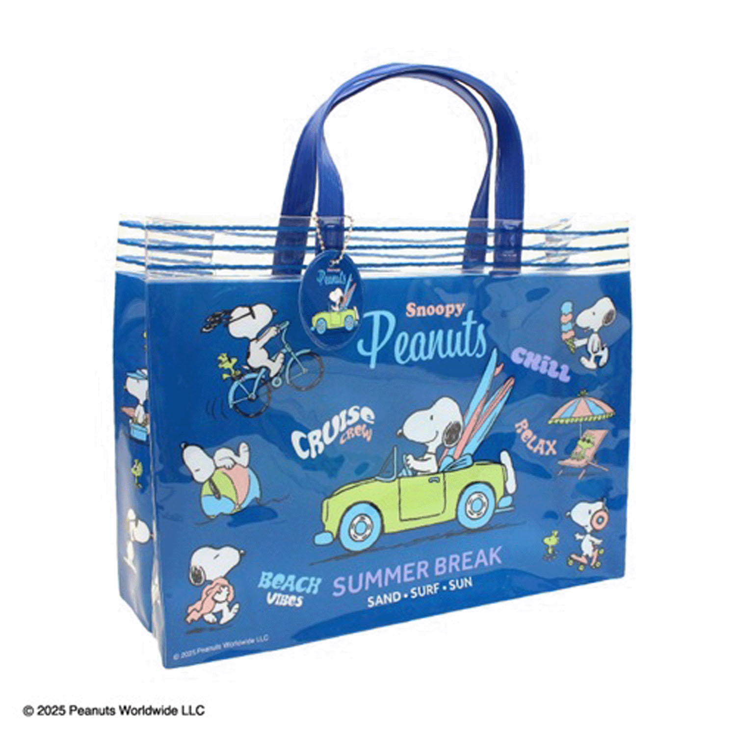 ピ＾ナッツ スヌーピー マチありビーチバッグ