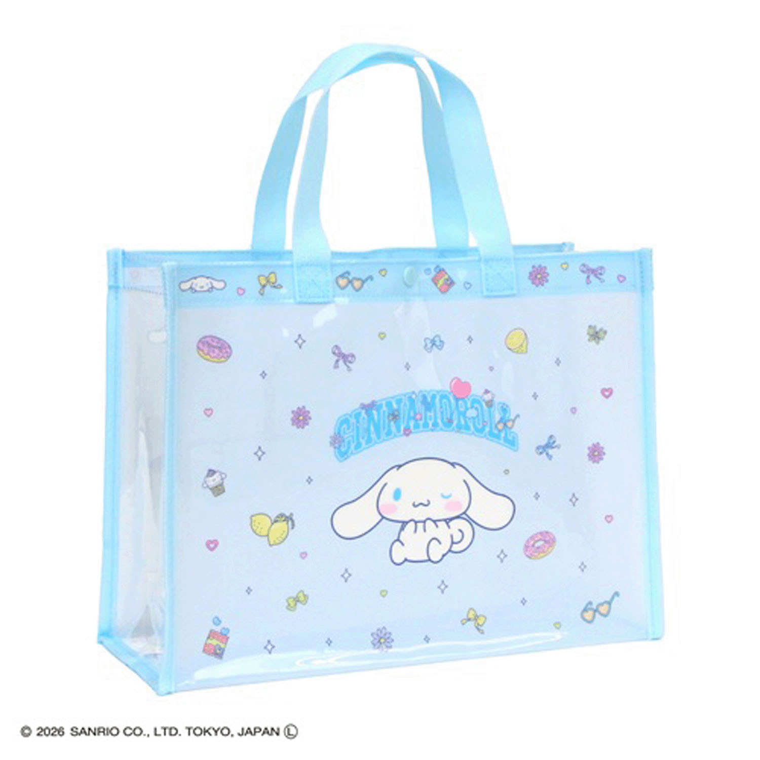 サンリオ シナモロール トート型ビーチバッグ サックス