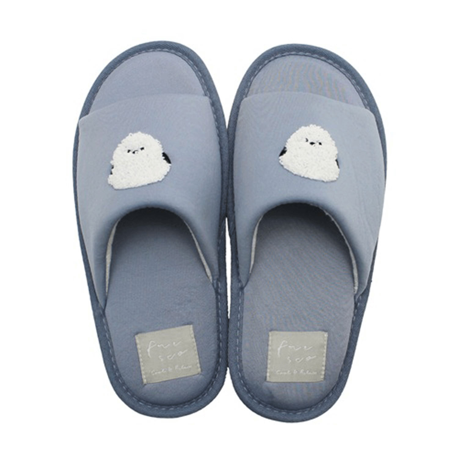 冷感ルームシューズ シマエナガ