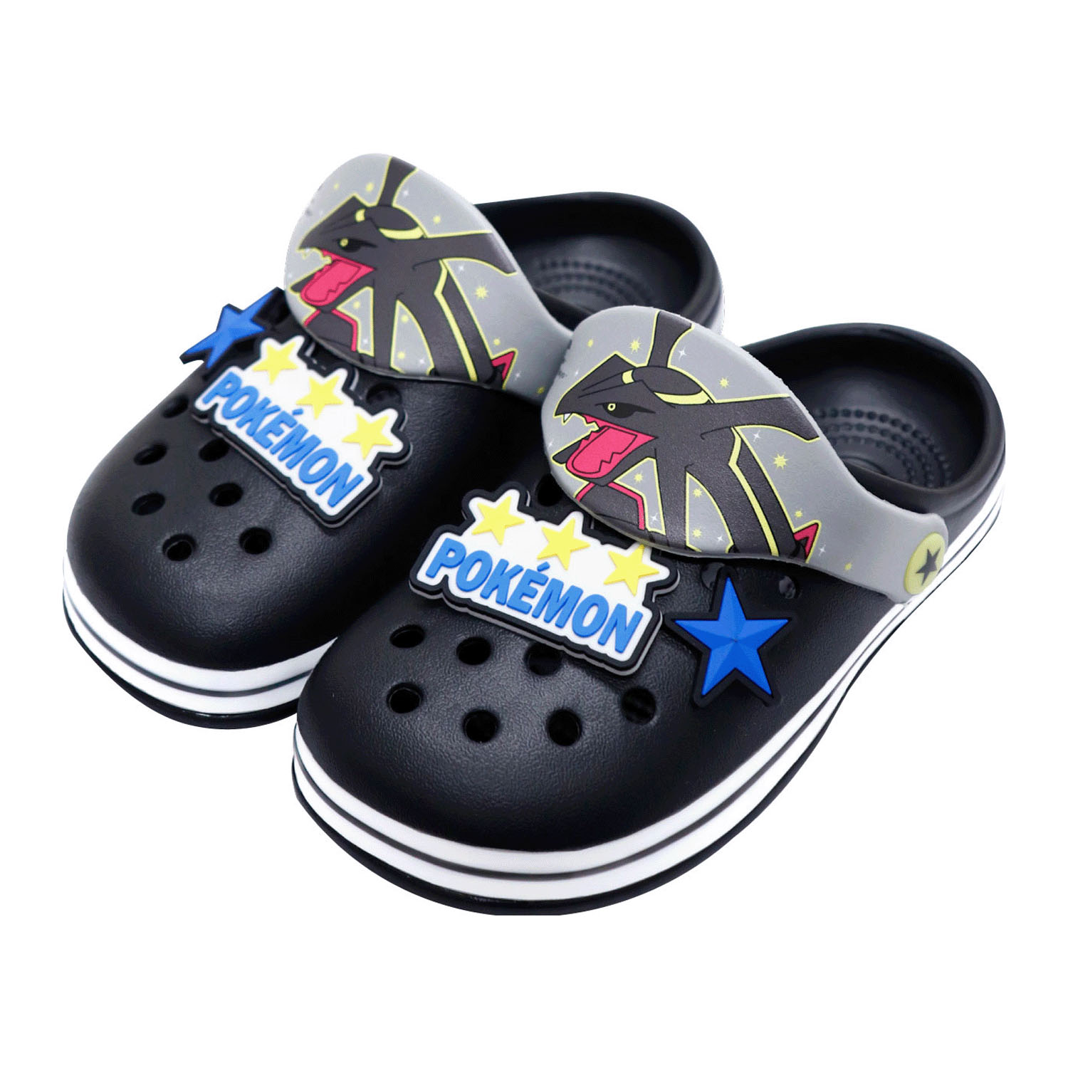 EVAサンダル ポケットモンスター 2025 黒いレックウザ  子供用サイズ20cm