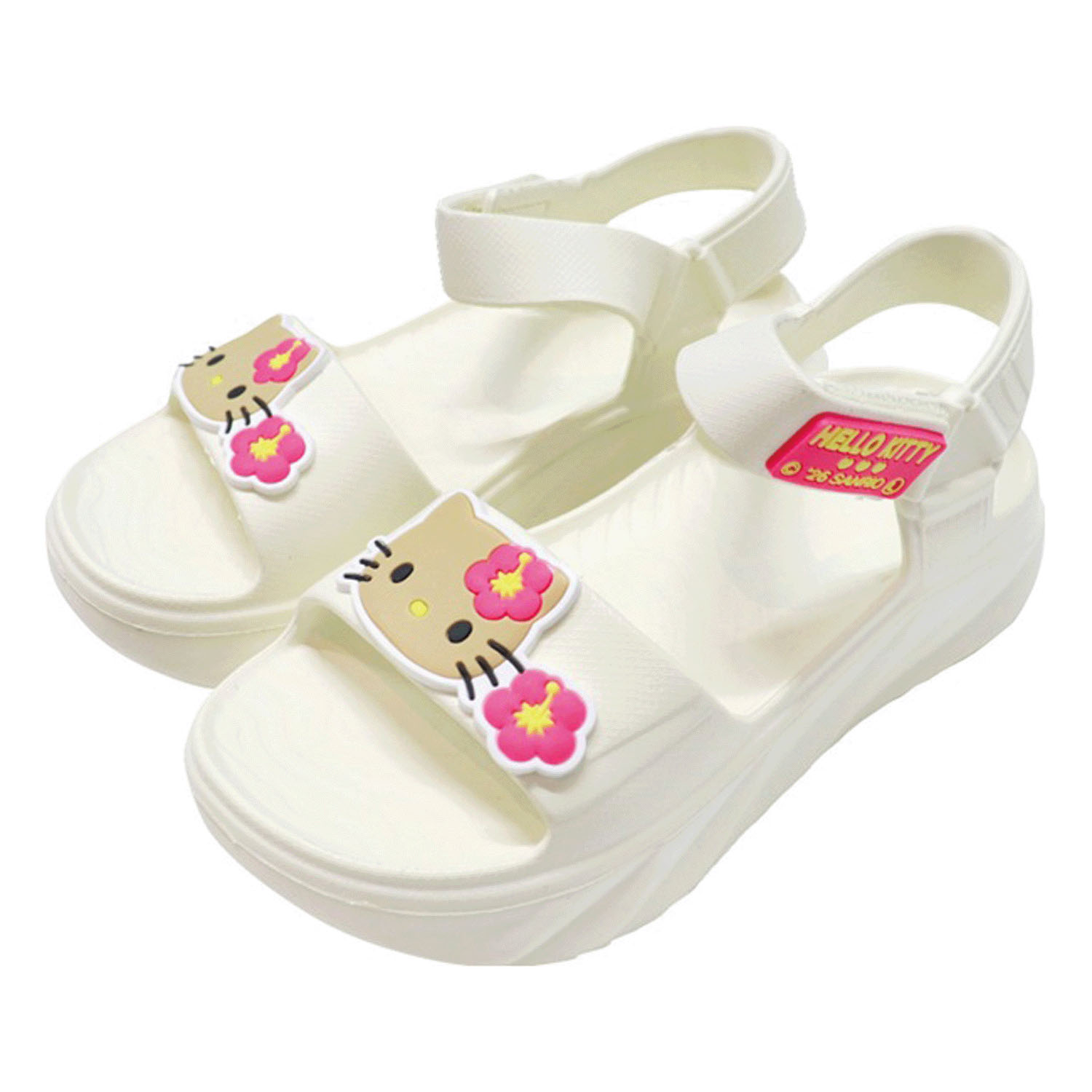 サンリオ ハローキティ 厚底ベルトサンダル 22cm