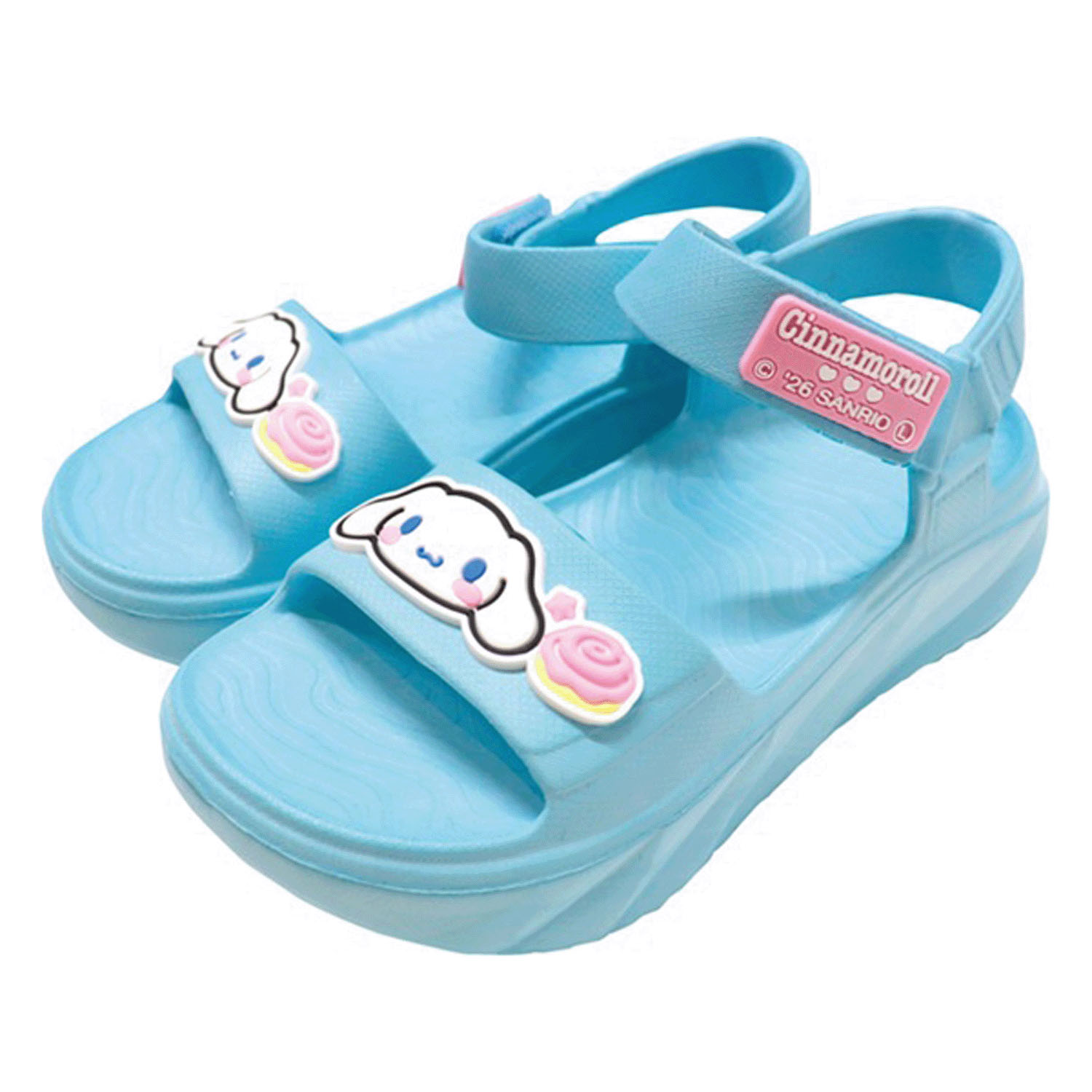 サンリオ シナモロール 厚底ベルトサンダル 22cm