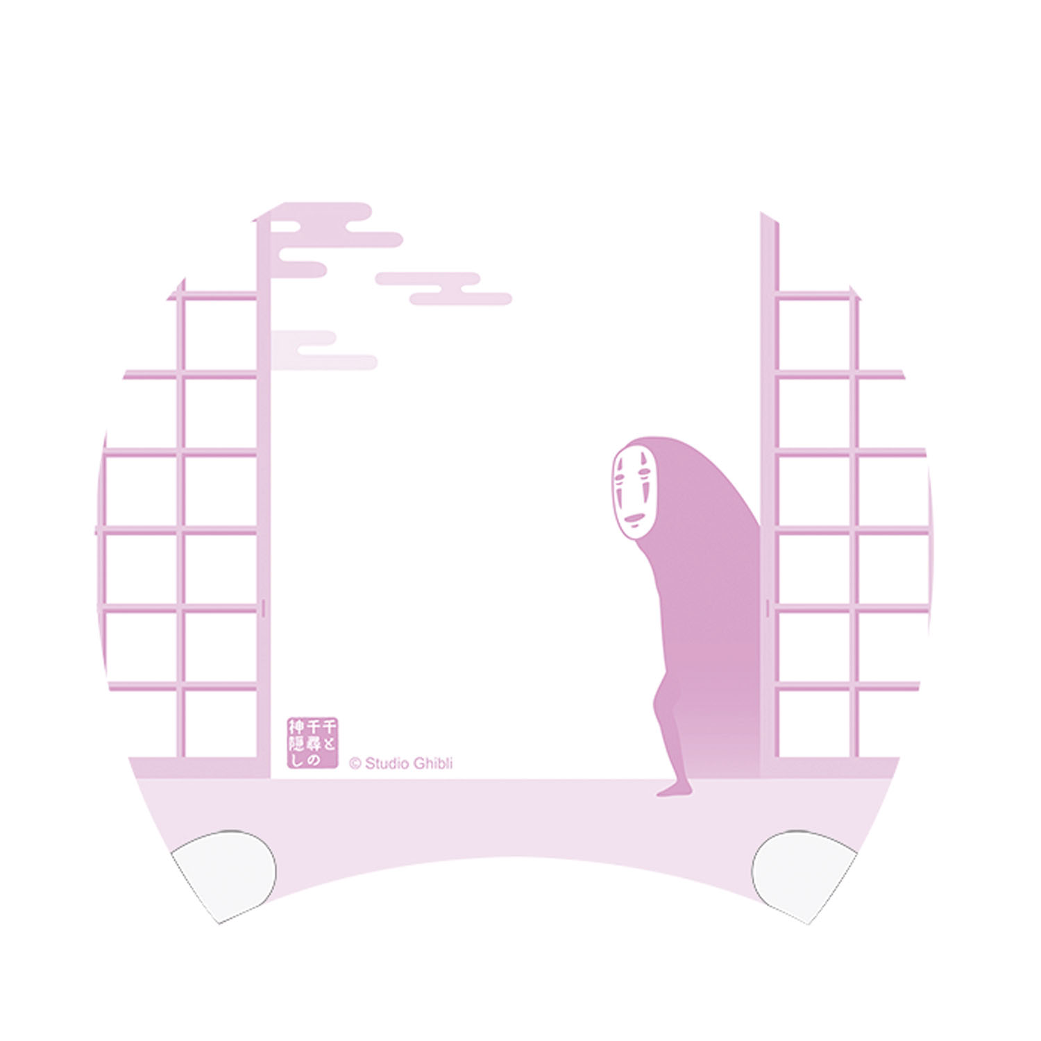 千と千尋の神隠し 竹うちわ豆だより カオナシと障子 - 画像2