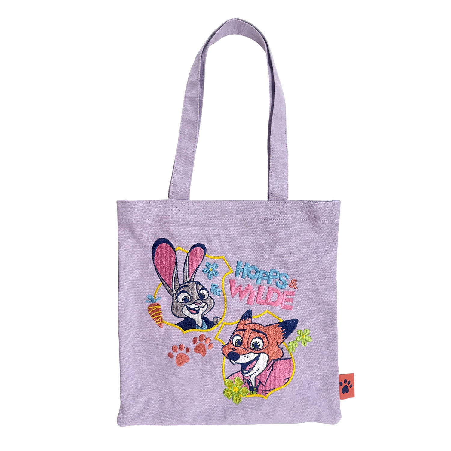 ZOOTOPIA2 刺繍カラートートバッグ  ジュディ＆ニック