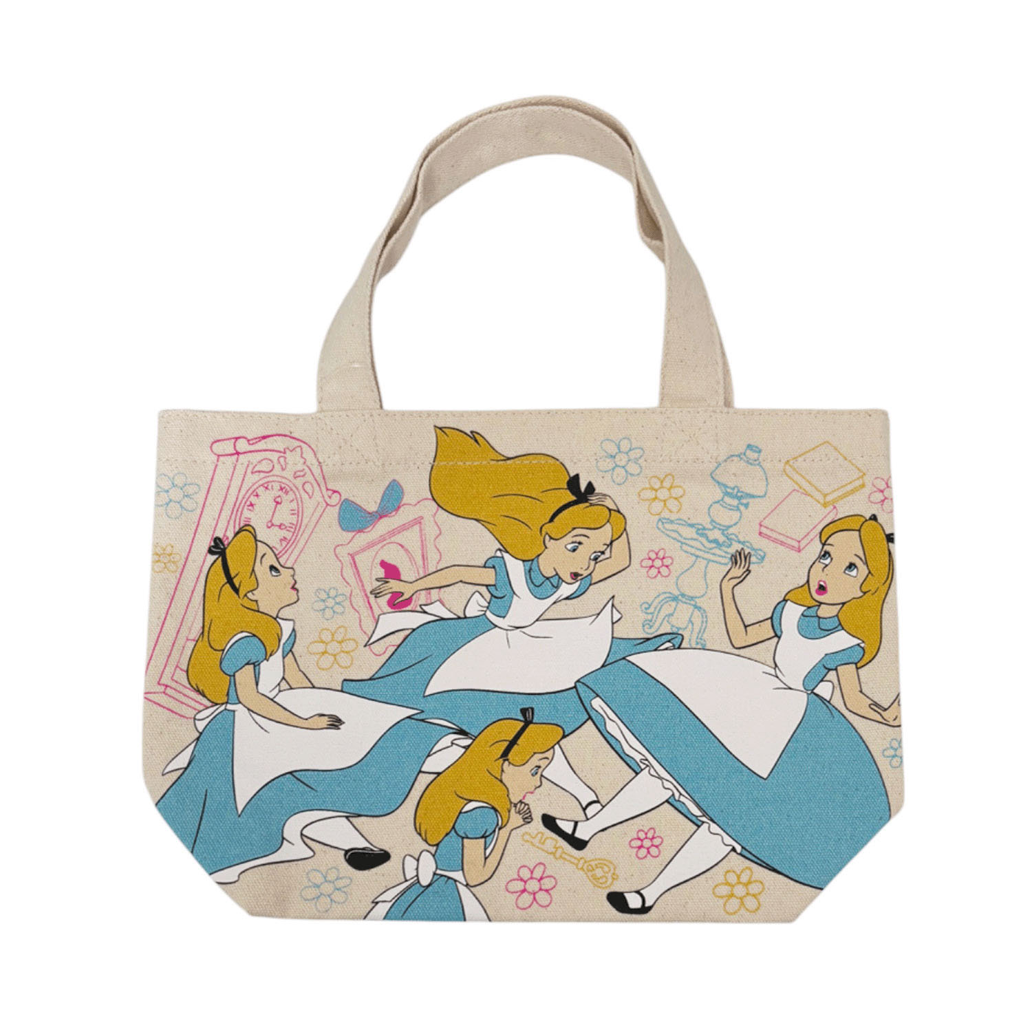 DISNEY マチ付きランチバッグ 不思議の国のアリス