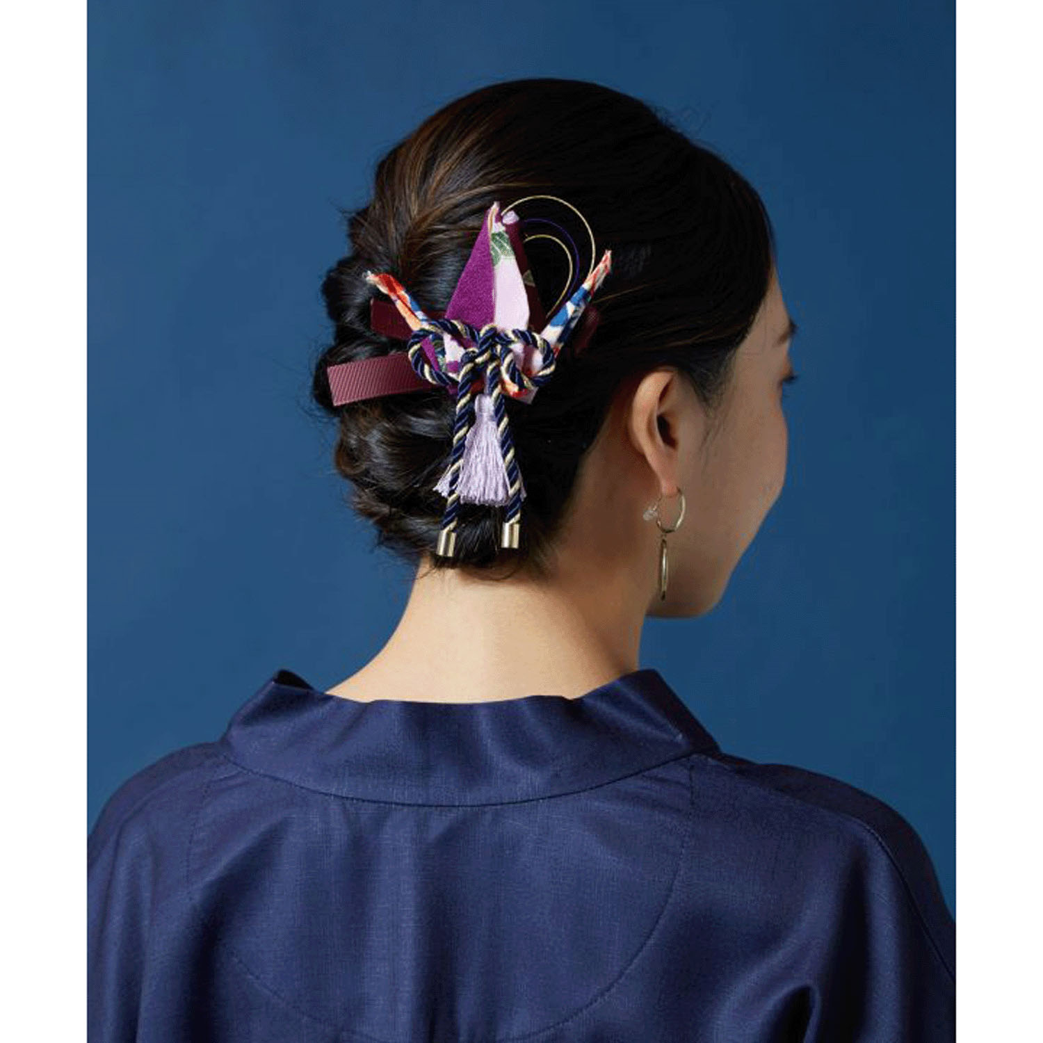 折鶴祝いヘアクリップ